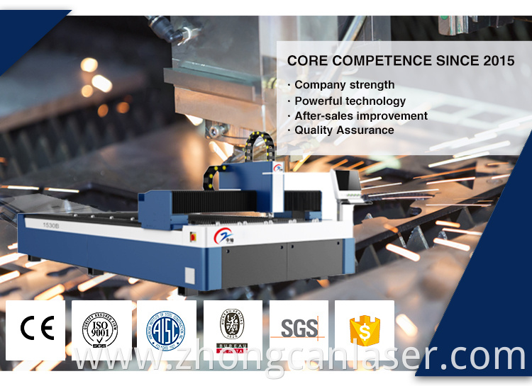 Fiber laser cutting machine 3015